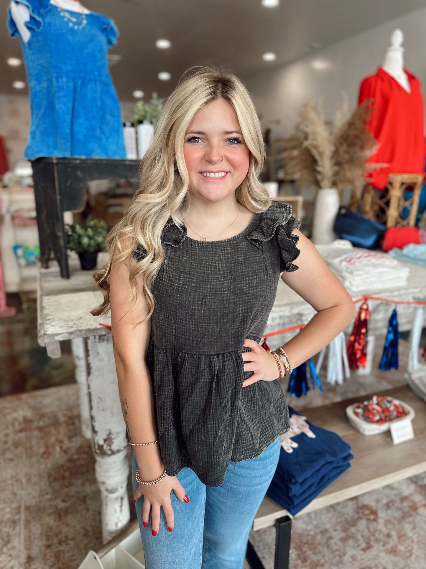 Show Time Top (Ash Black)