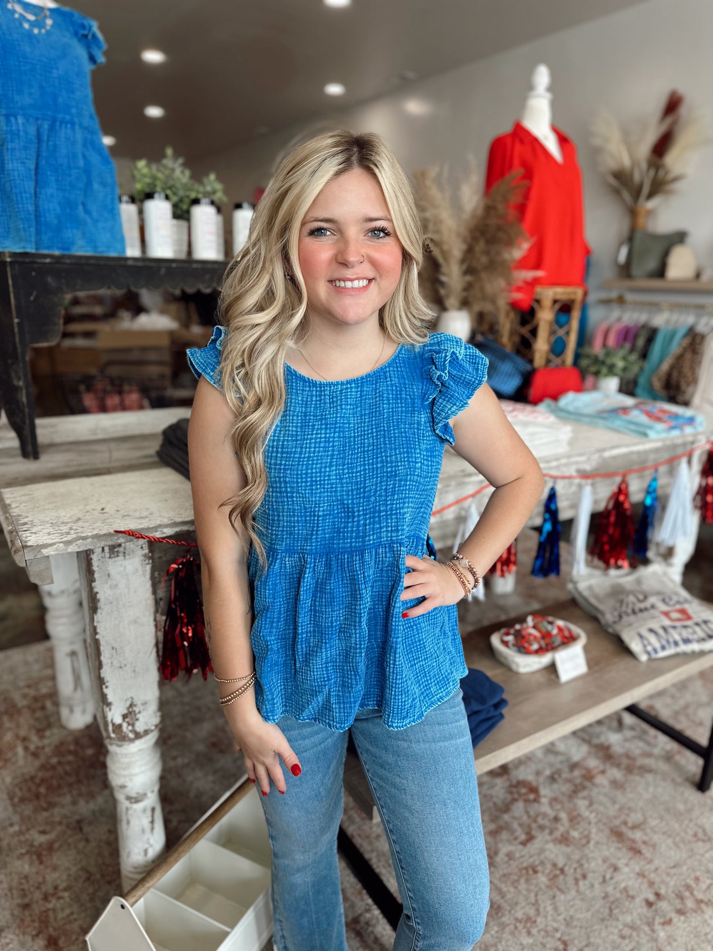 Show Time Top (Sky Blue)