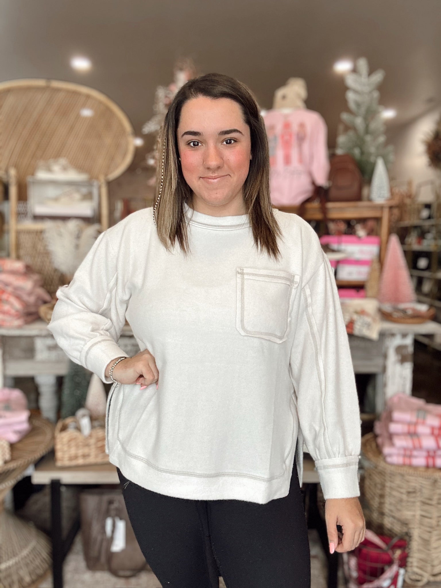 Heather Sweater (Sand)