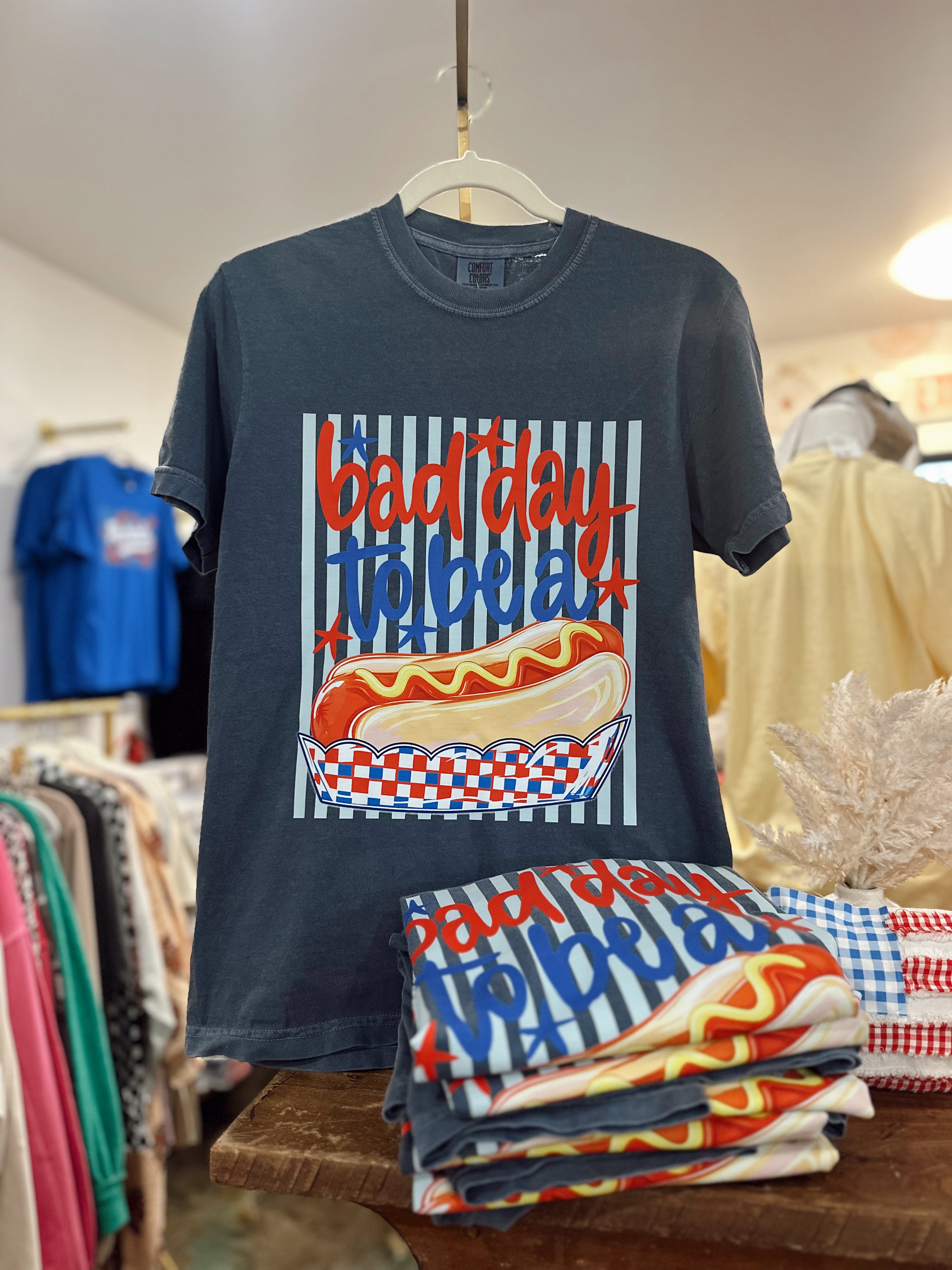 Bad Day to Be A Hotdog Tee