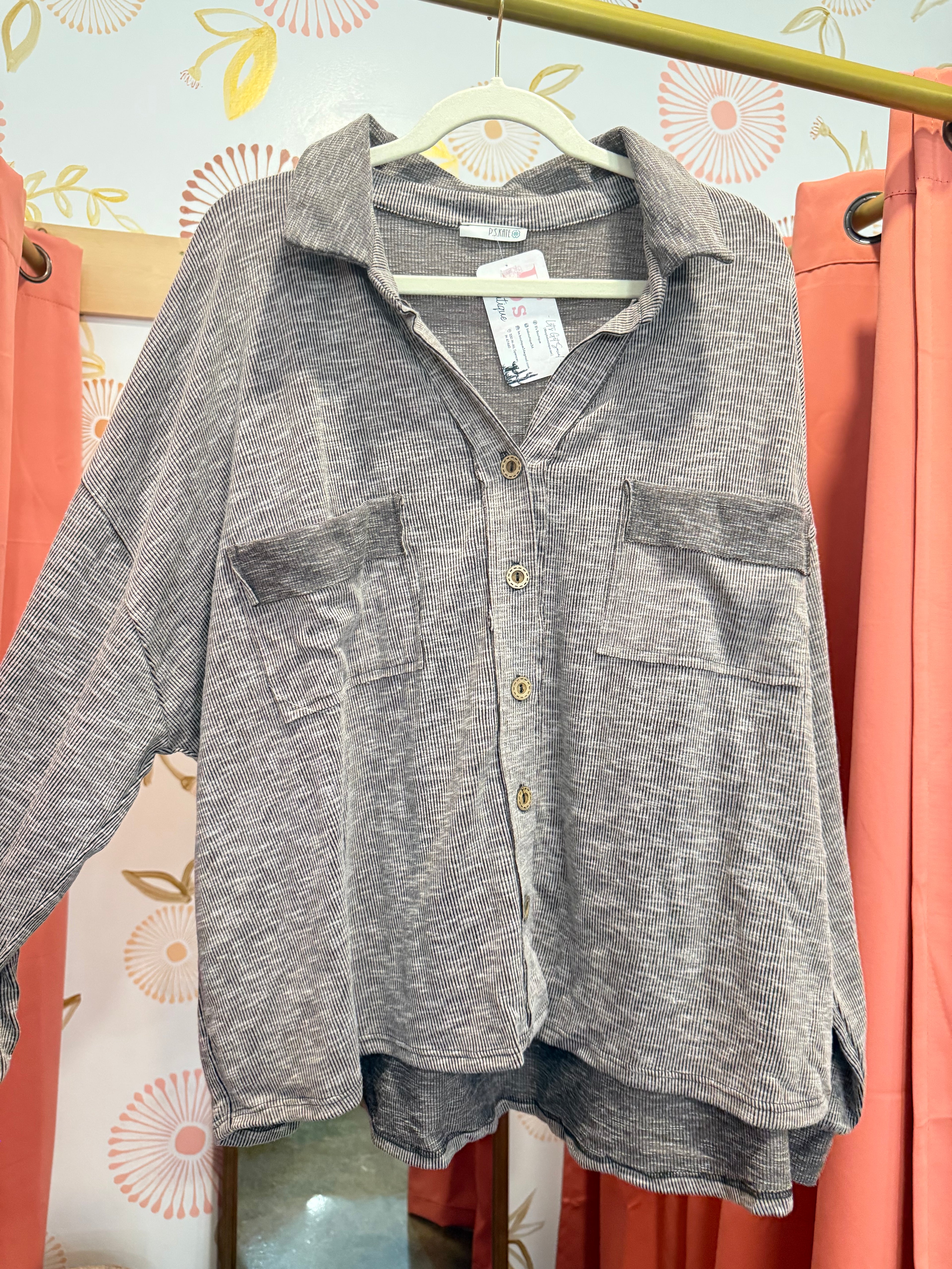 Brittany Button up (mocha)