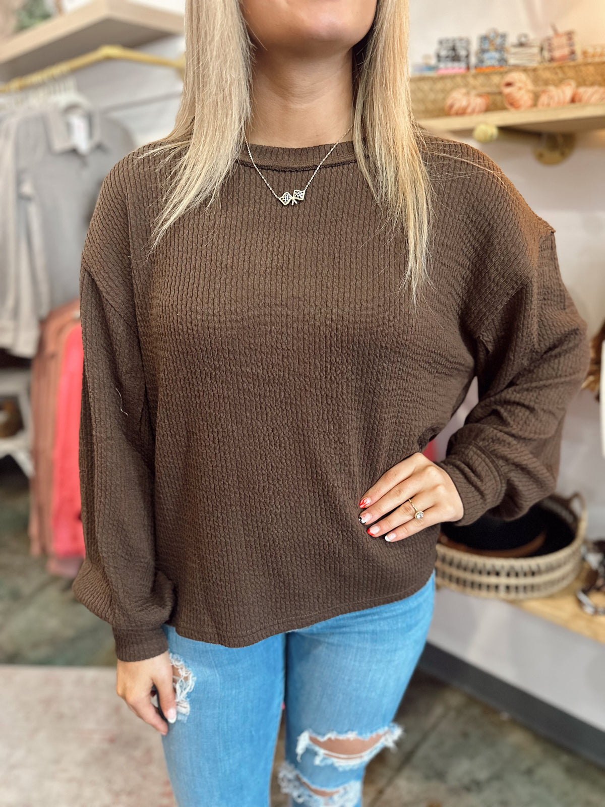 Bailey Top (Brown)