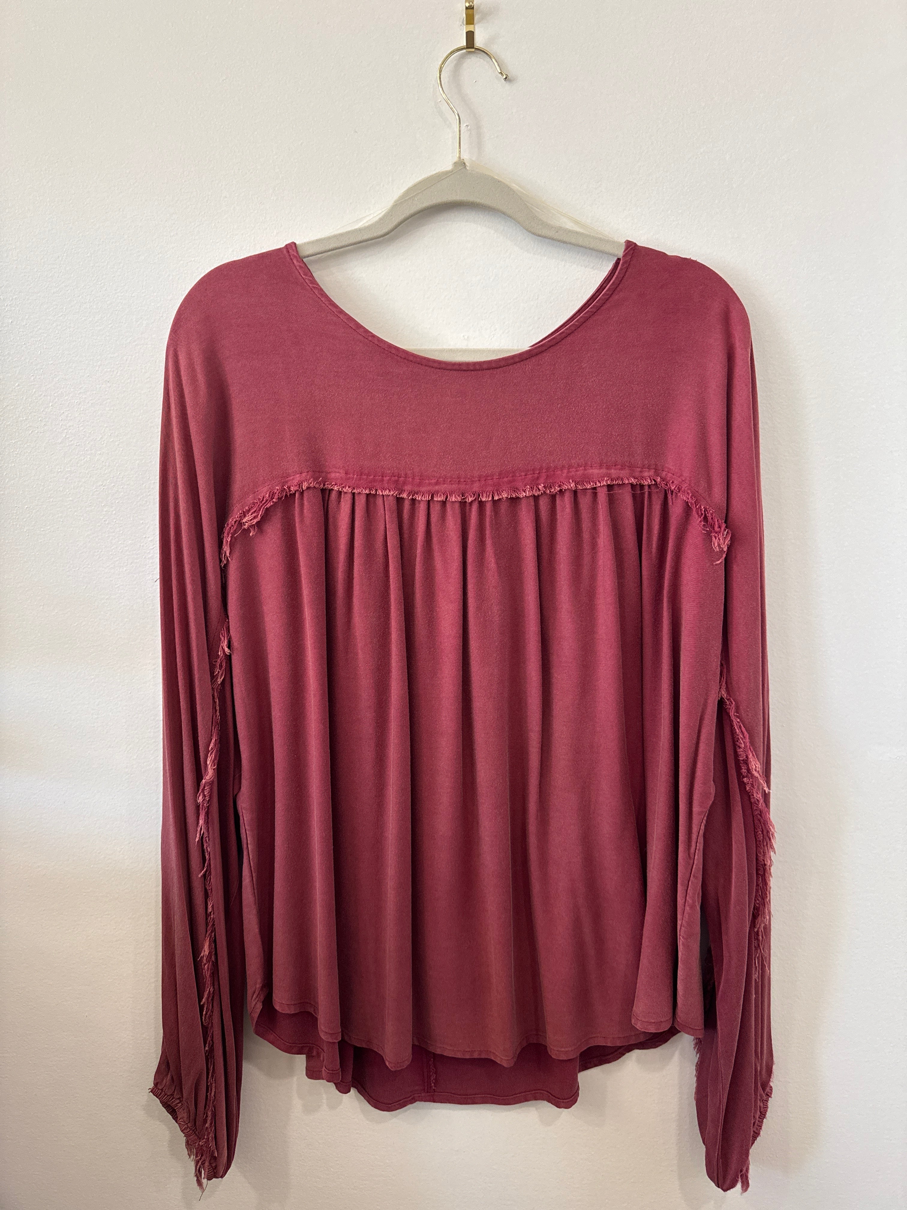 Dye Poncho Top