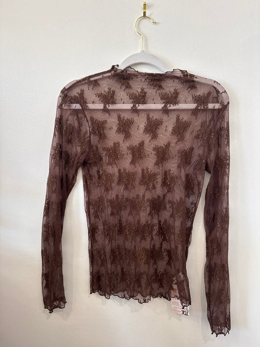 Lace Top (Brown)