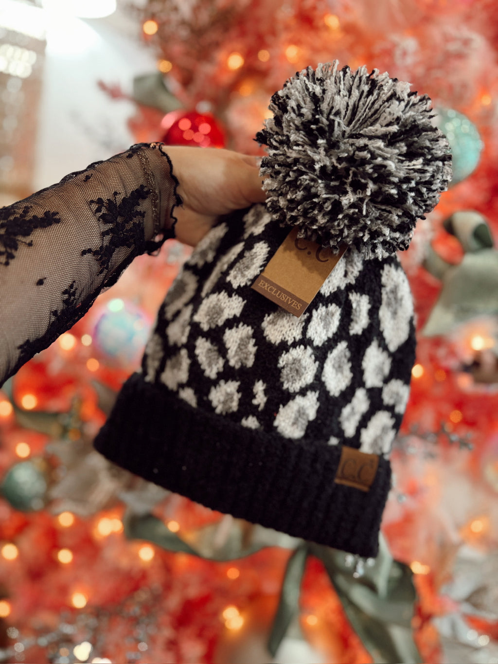 Beanie with Fur Ball