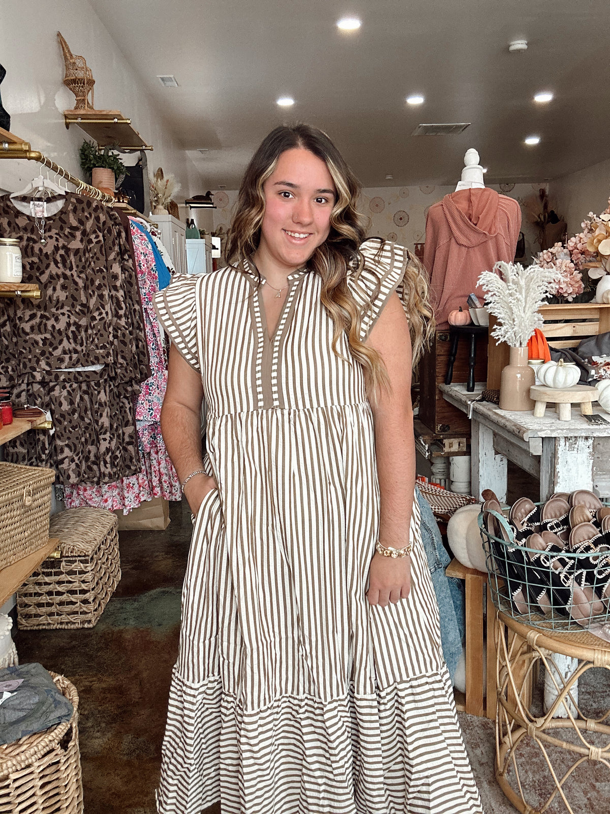 Hayden Mocha Dress