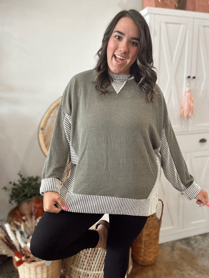 Olive Autumn Top