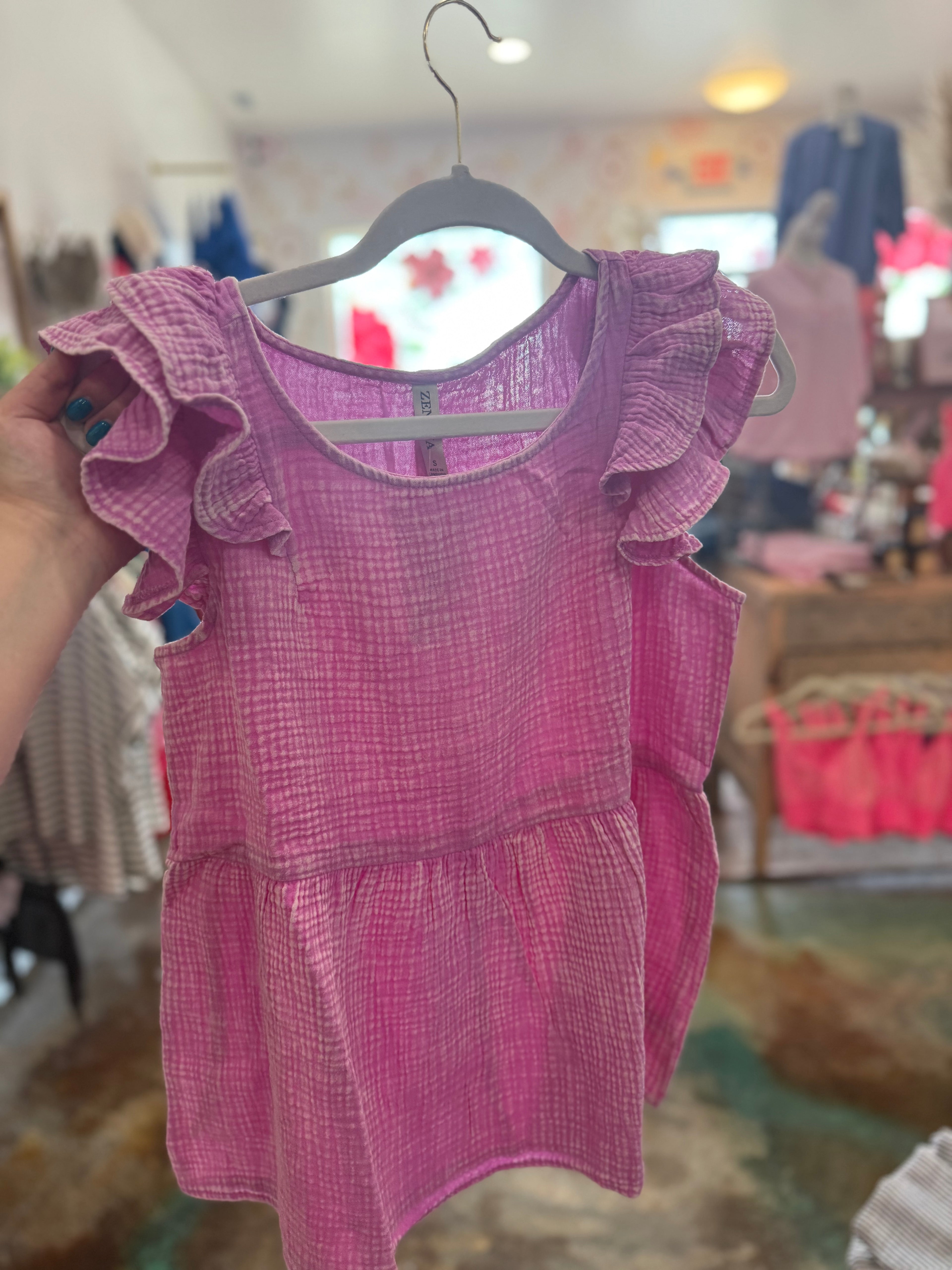 Show Time Top(Bright Mauve)
