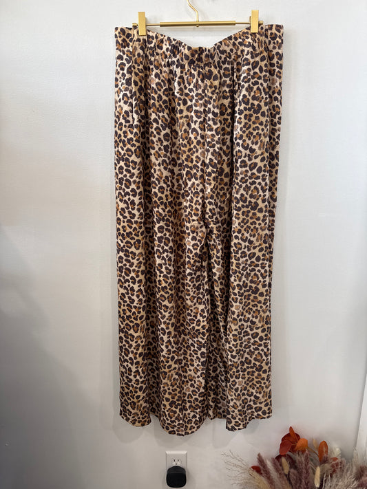 Cheetah Wide Leg Pant