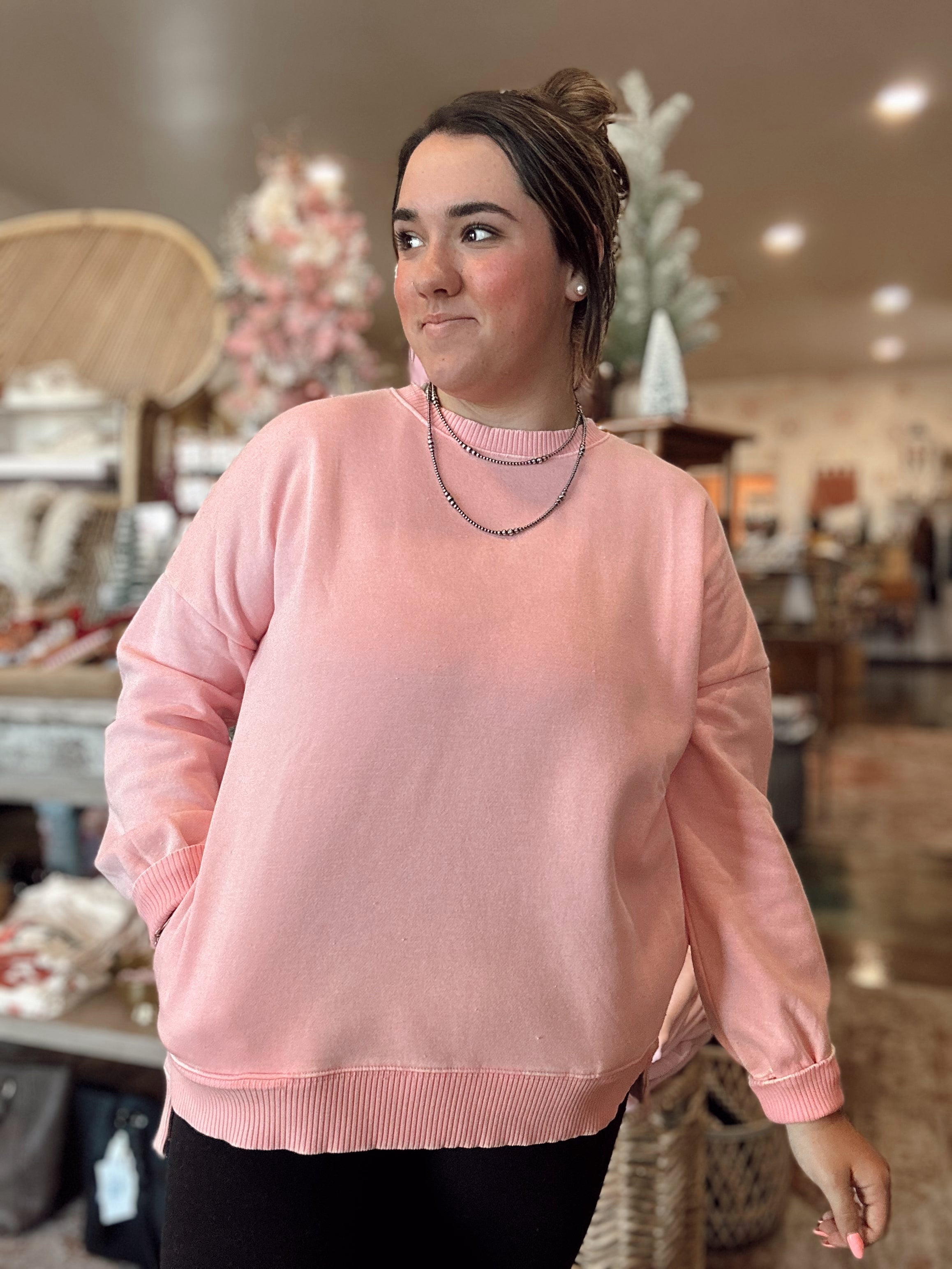 Anna Crewneck (Rose)