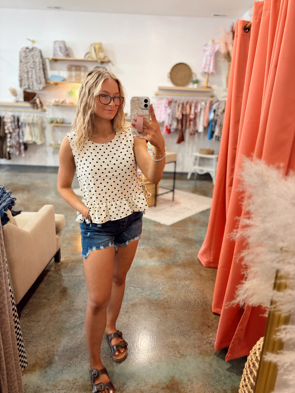 Whiskey Denim Shorts