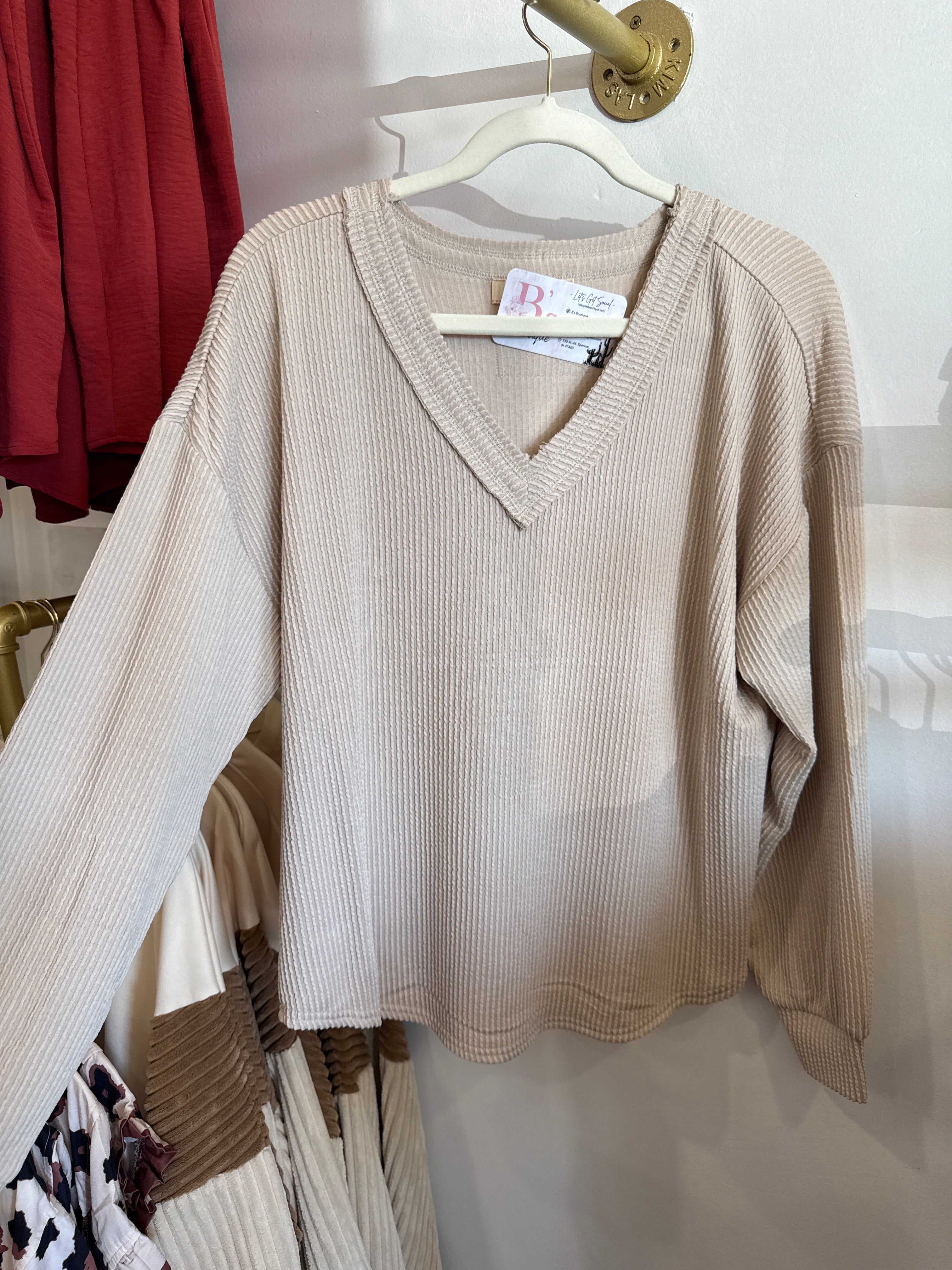 Basic Everyday Top (Khaki)
