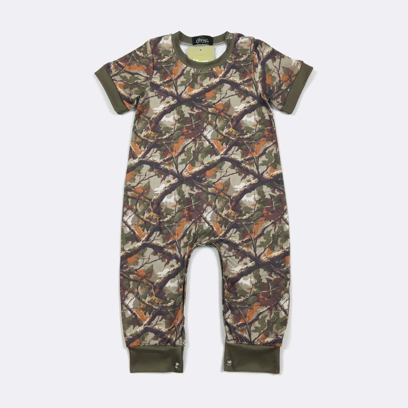 Tree Camo Romper