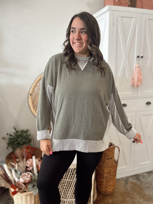 Olive Autumn Top