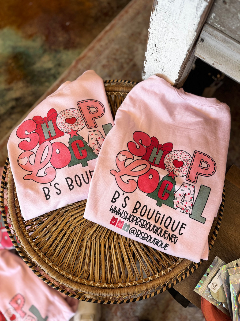 Shop Local Crewneck (B’s Boutique)