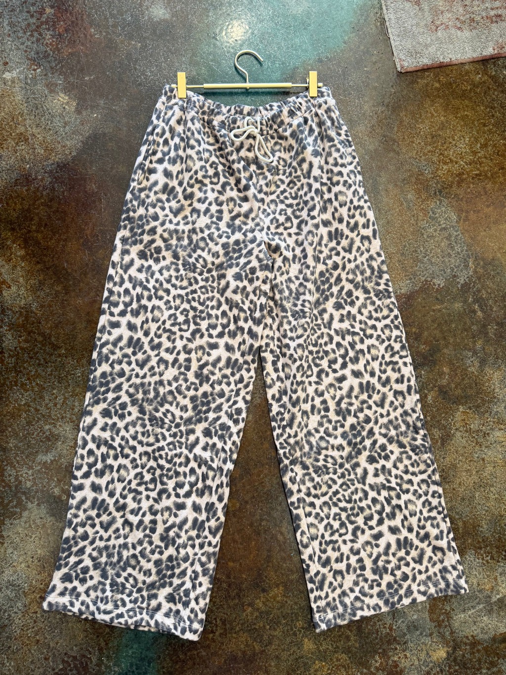 Leopard Wide Leg Lounge Pants