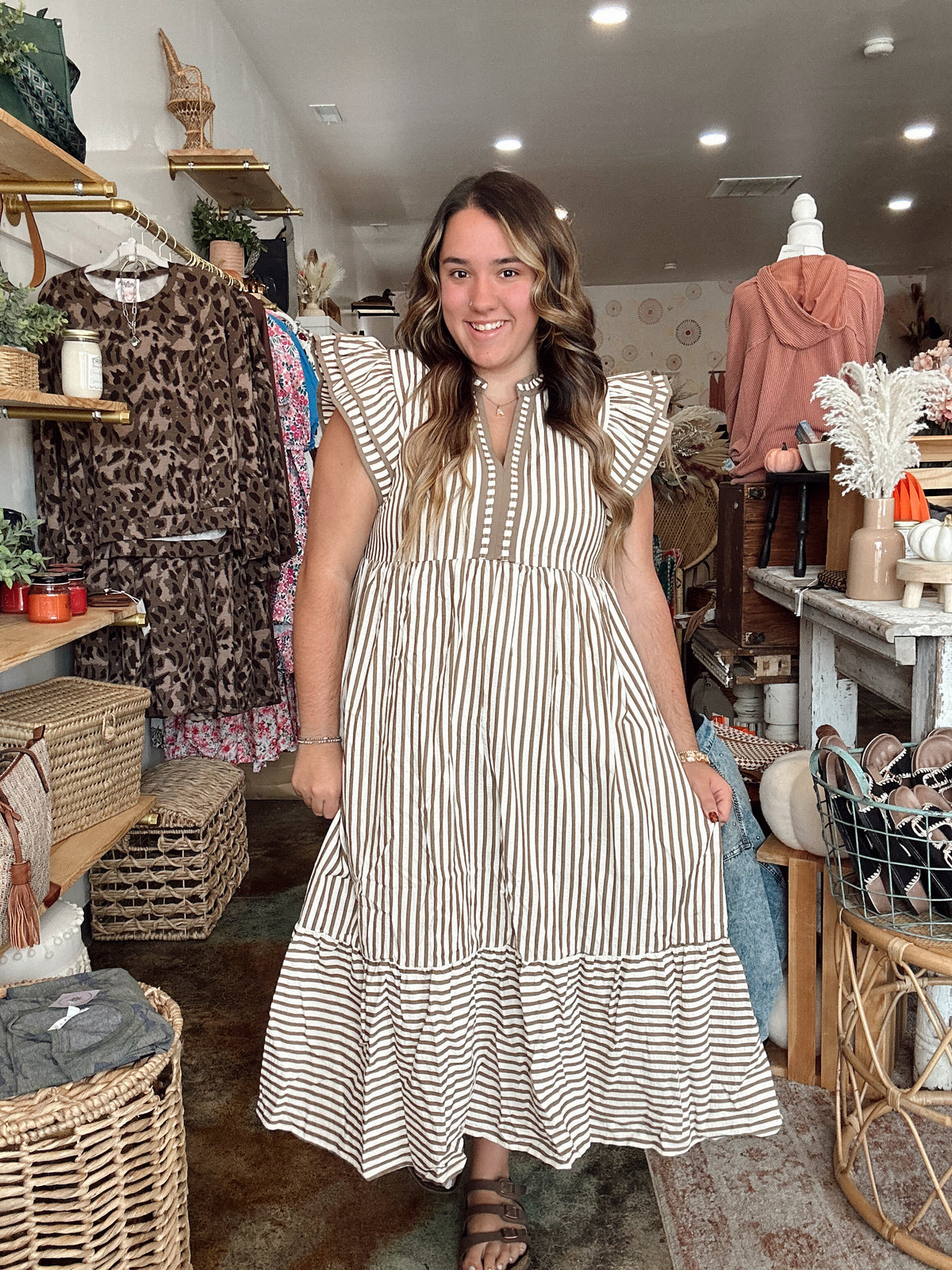 Hayden Mocha Dress