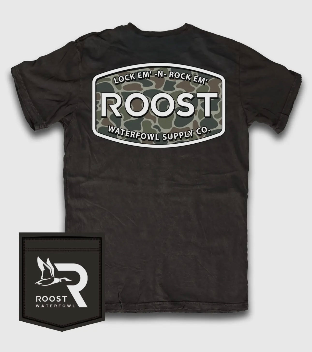 Roost Camo Logo Tee