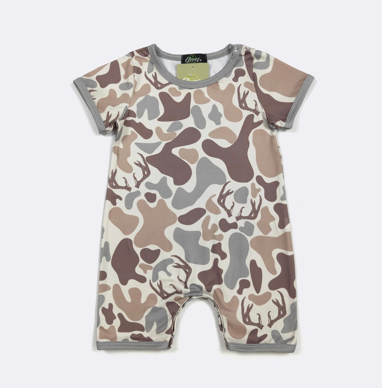 Antler Camo Romper
