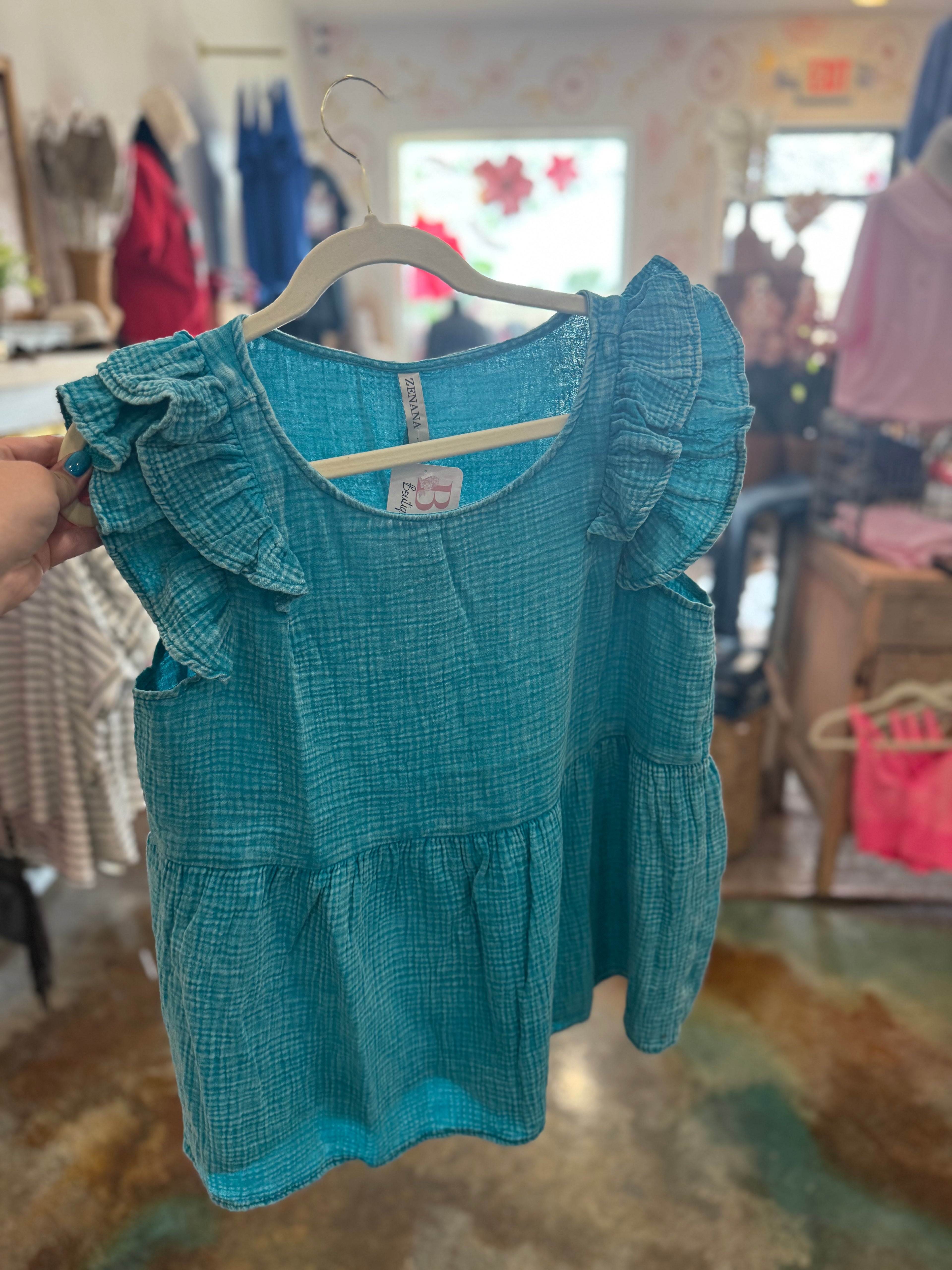 Show Time Top(Teal)