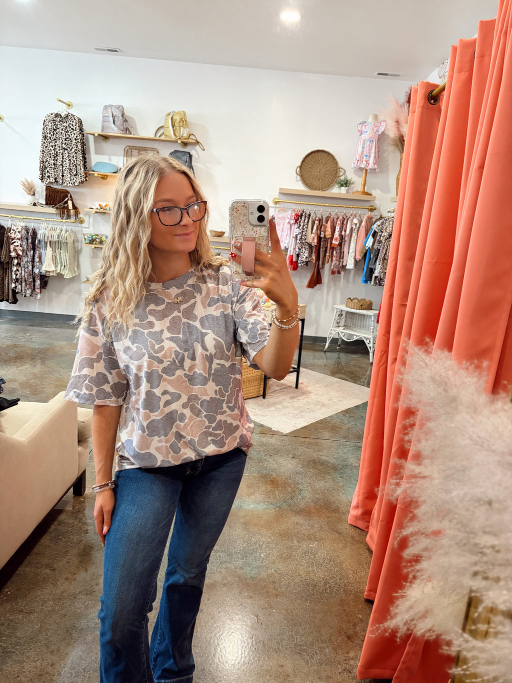 Oversized Camo Tee