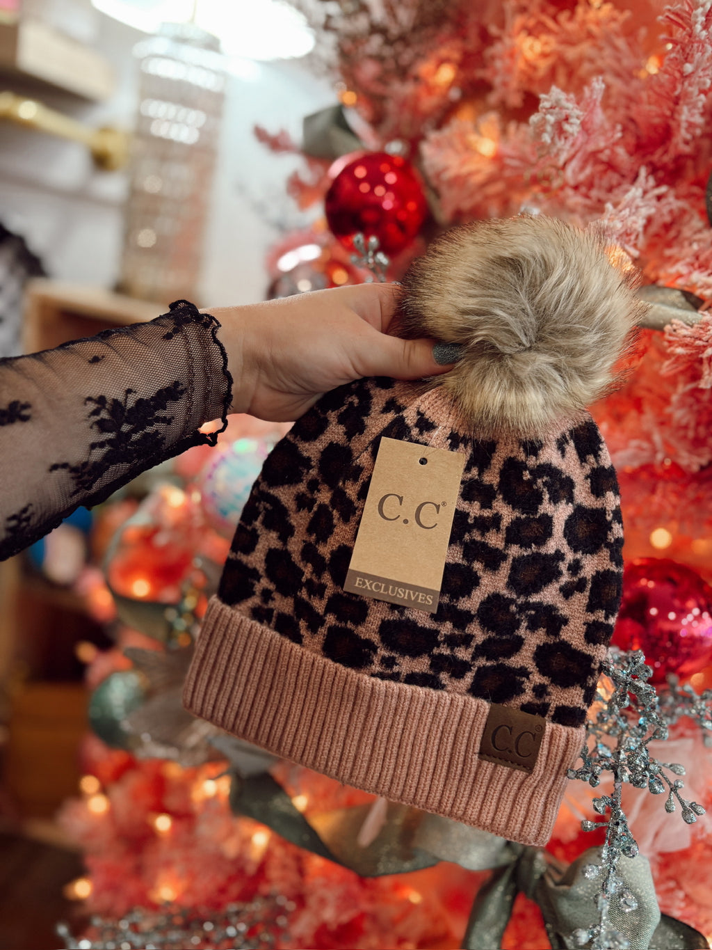 Beanie with Fur Ball