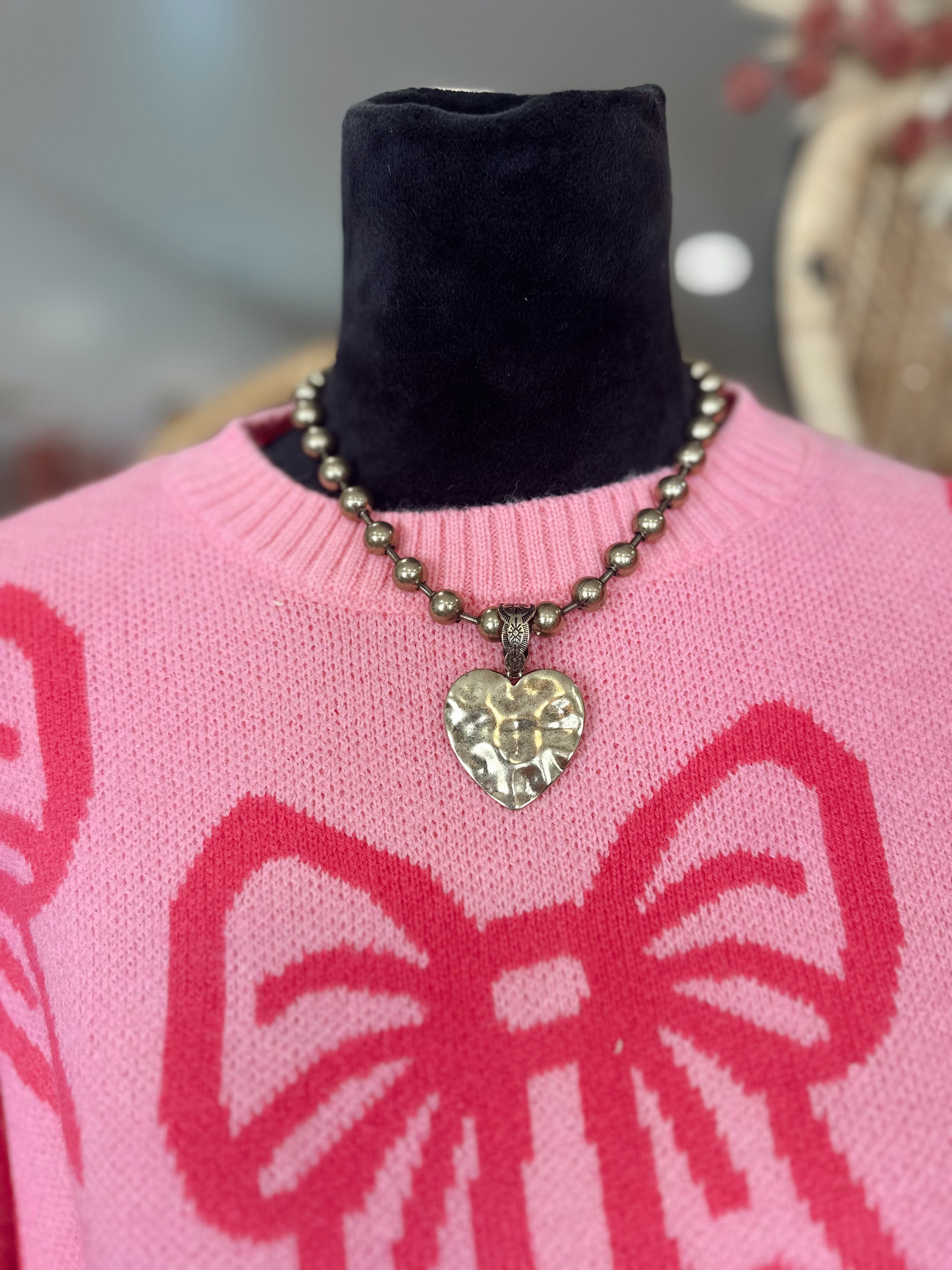 Chunky Heart Necklace
