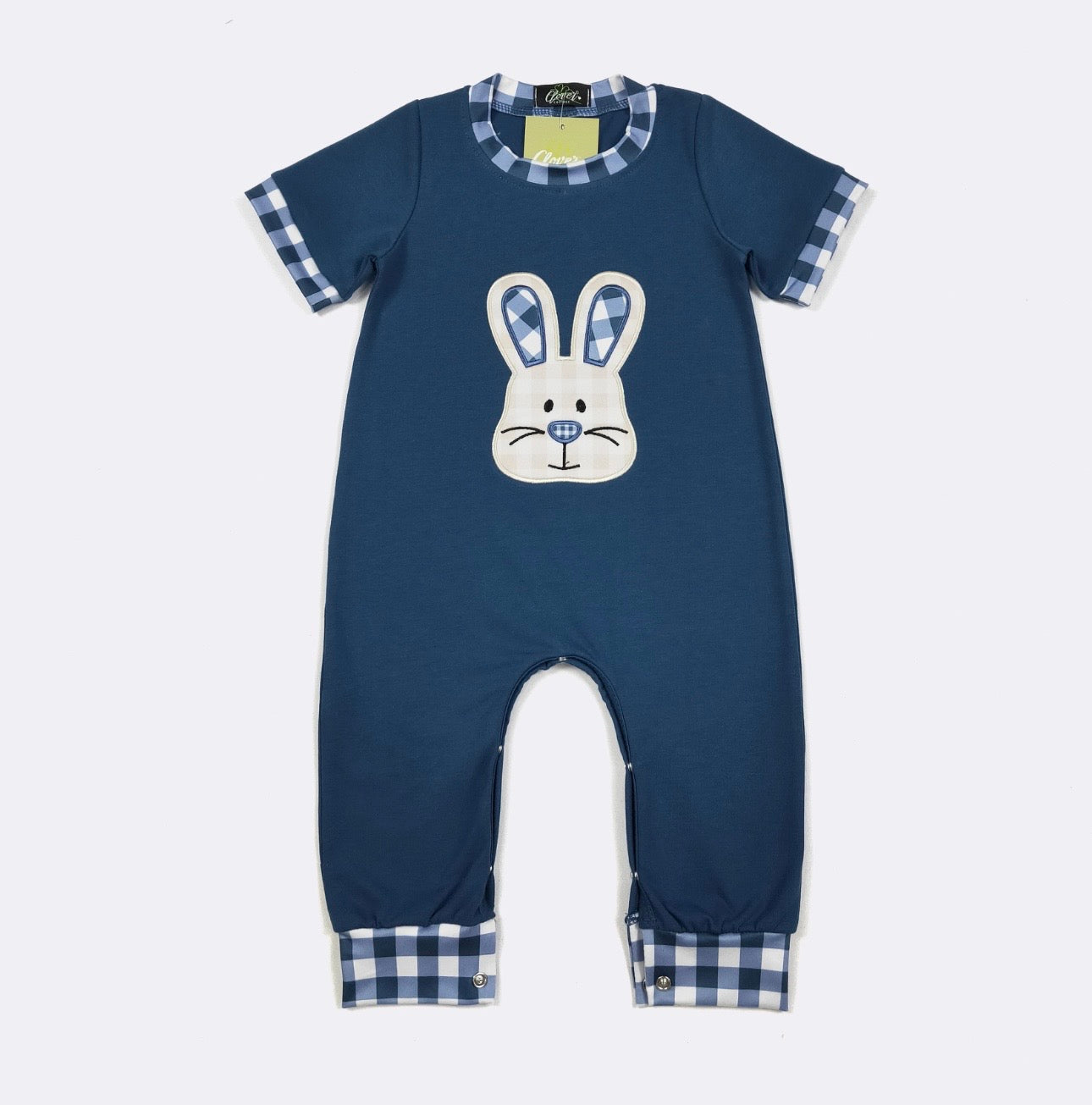 Gingham Bunny Romper