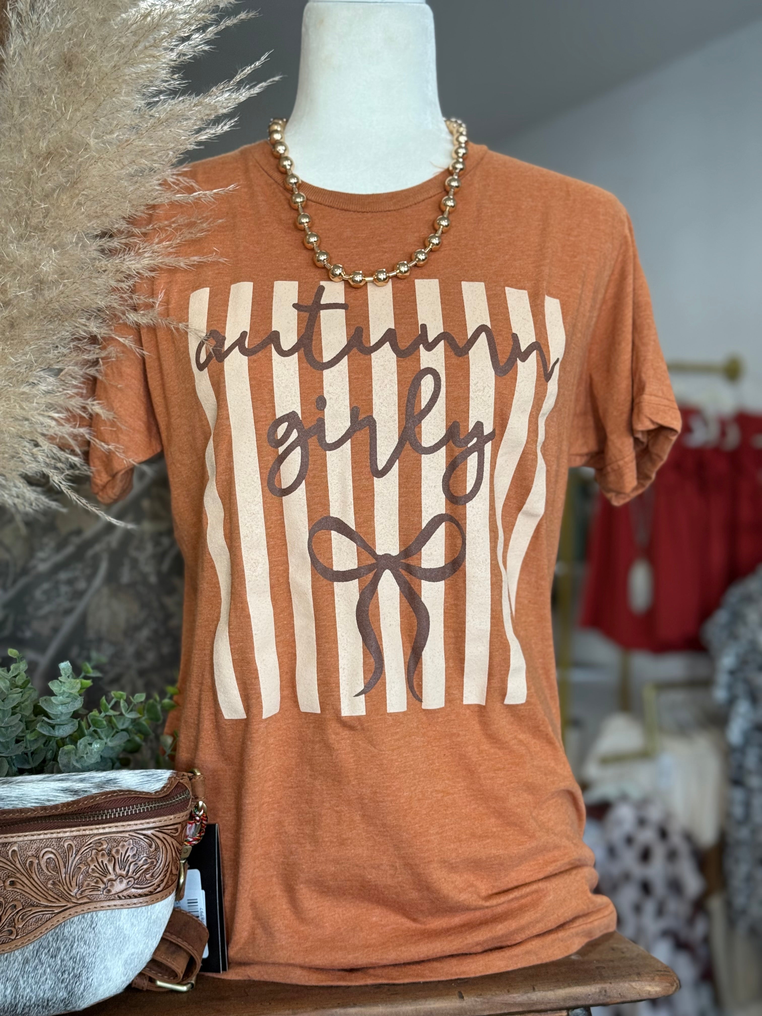 Autumn girly tee