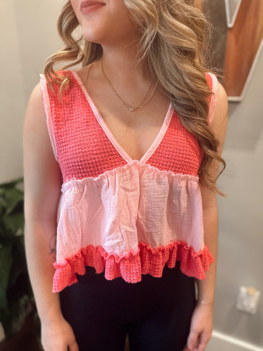 Candy Pink Tank Top