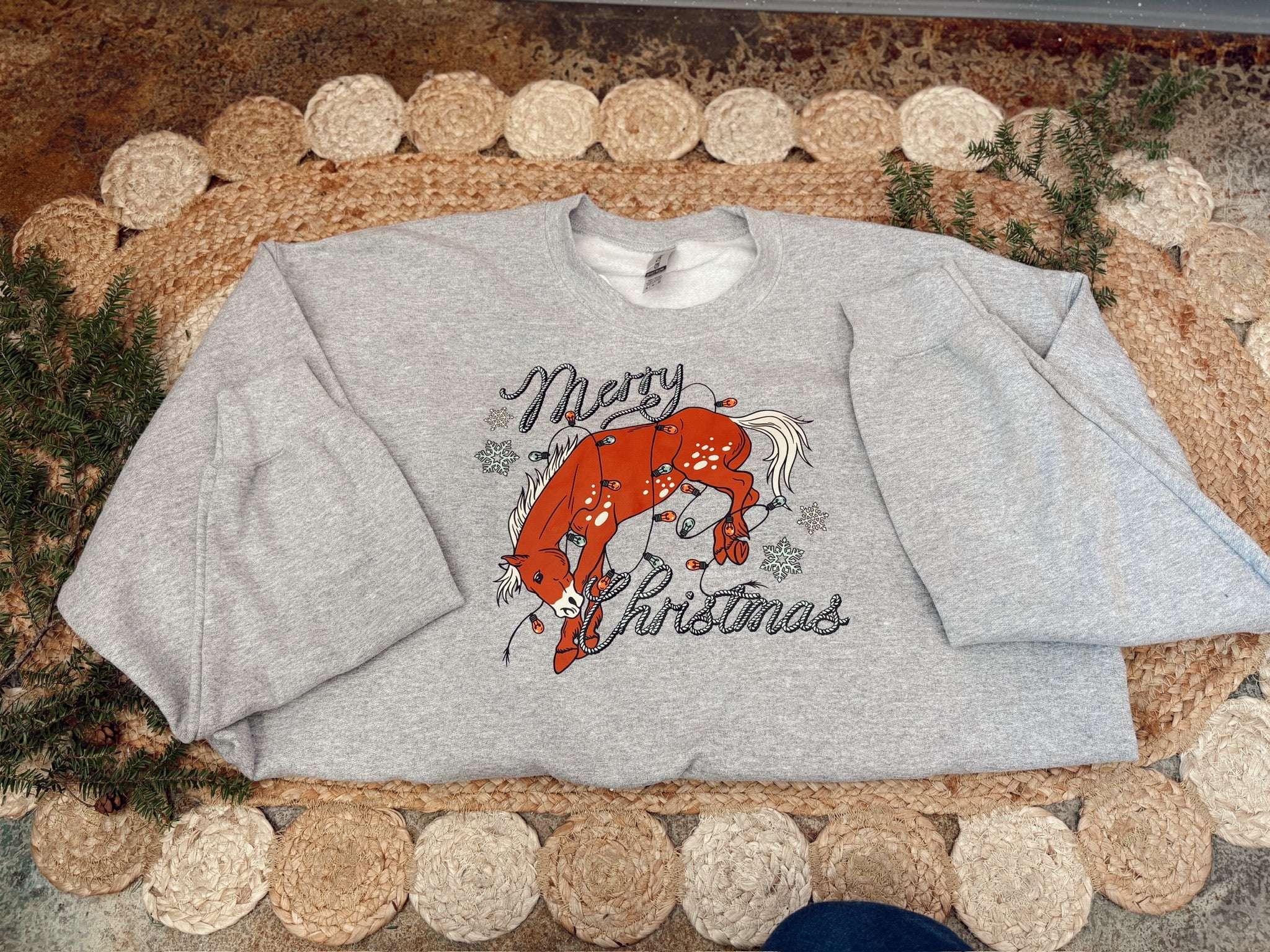 Western Christmas Crewneck