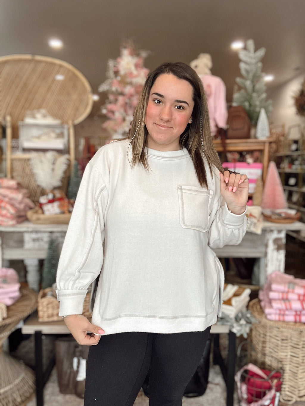 Heather Sweater (Sand)