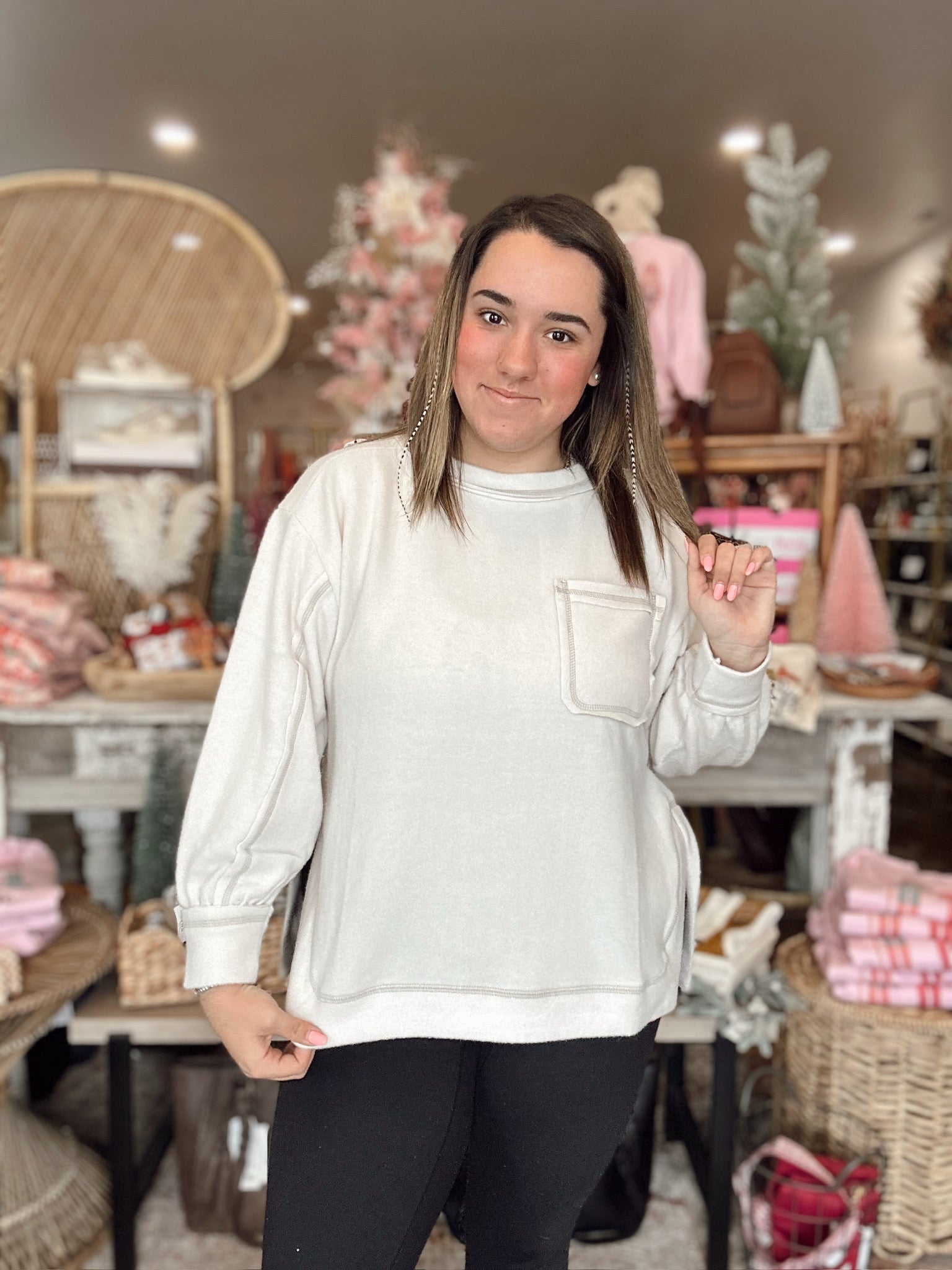 Heather Sweater (Sand)