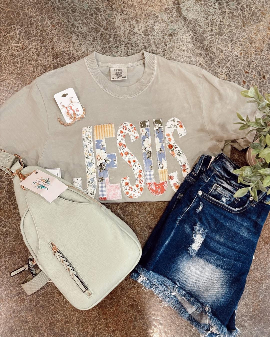Jesus Embroidered Tee