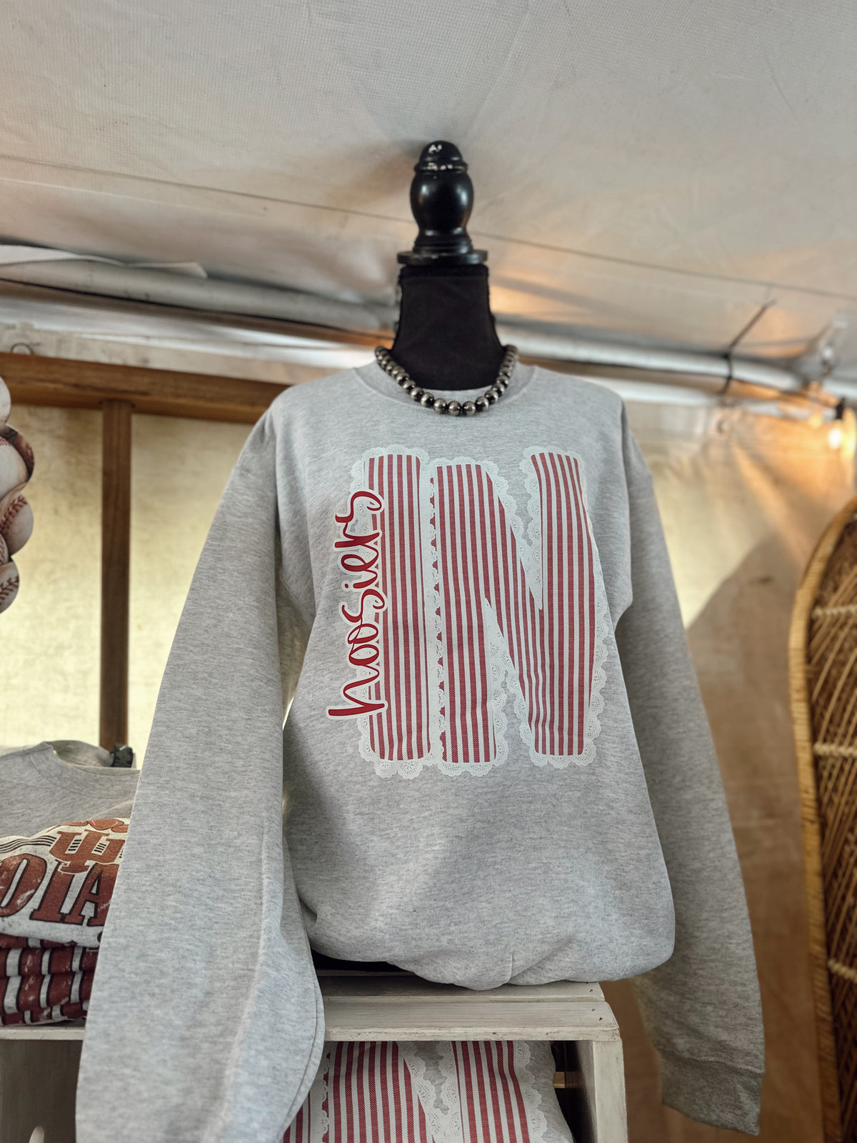 PRE-ORDER Lace Indiana Crewneck