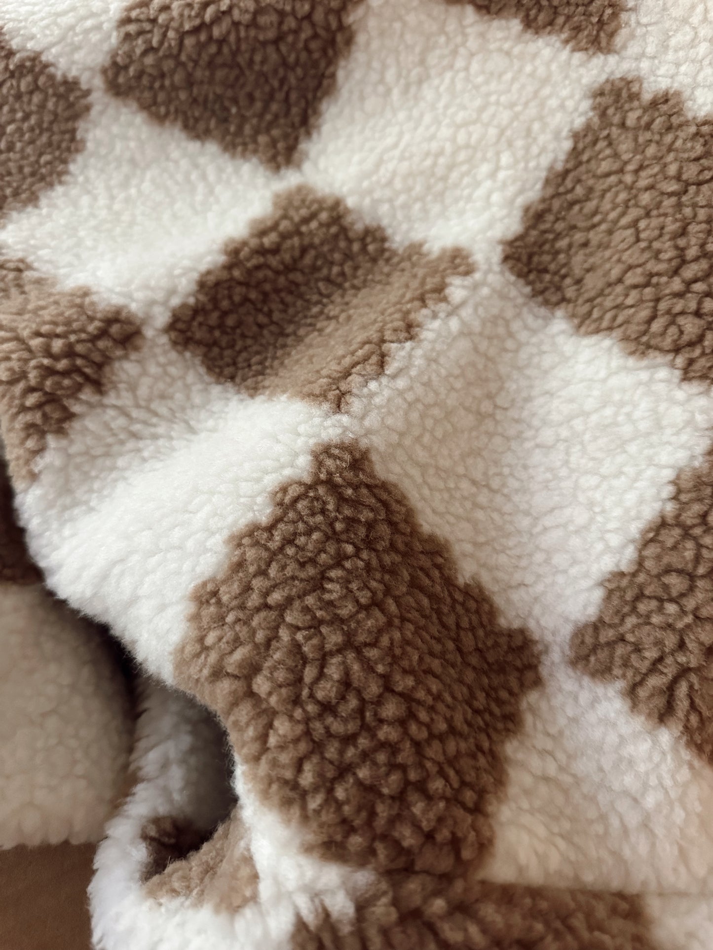 Checkered Sherpa Jacket