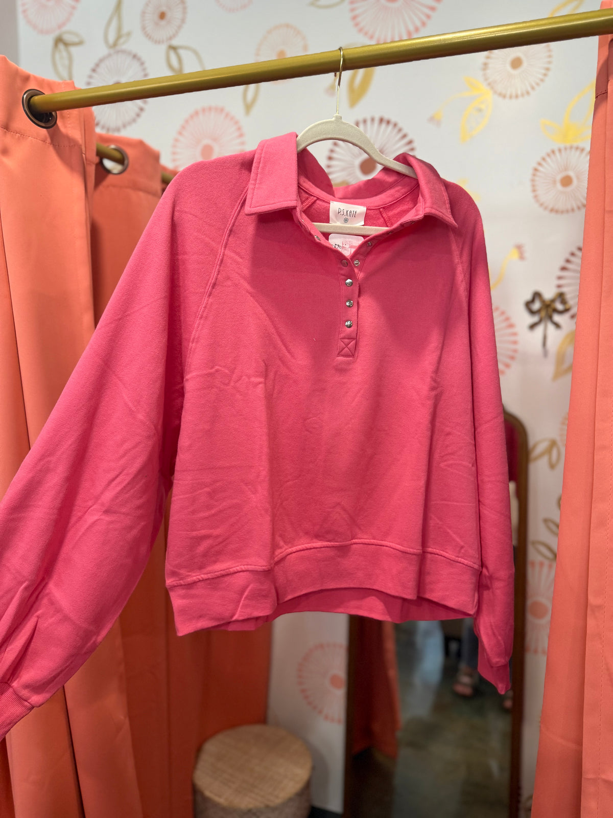 Brooke pink pullover