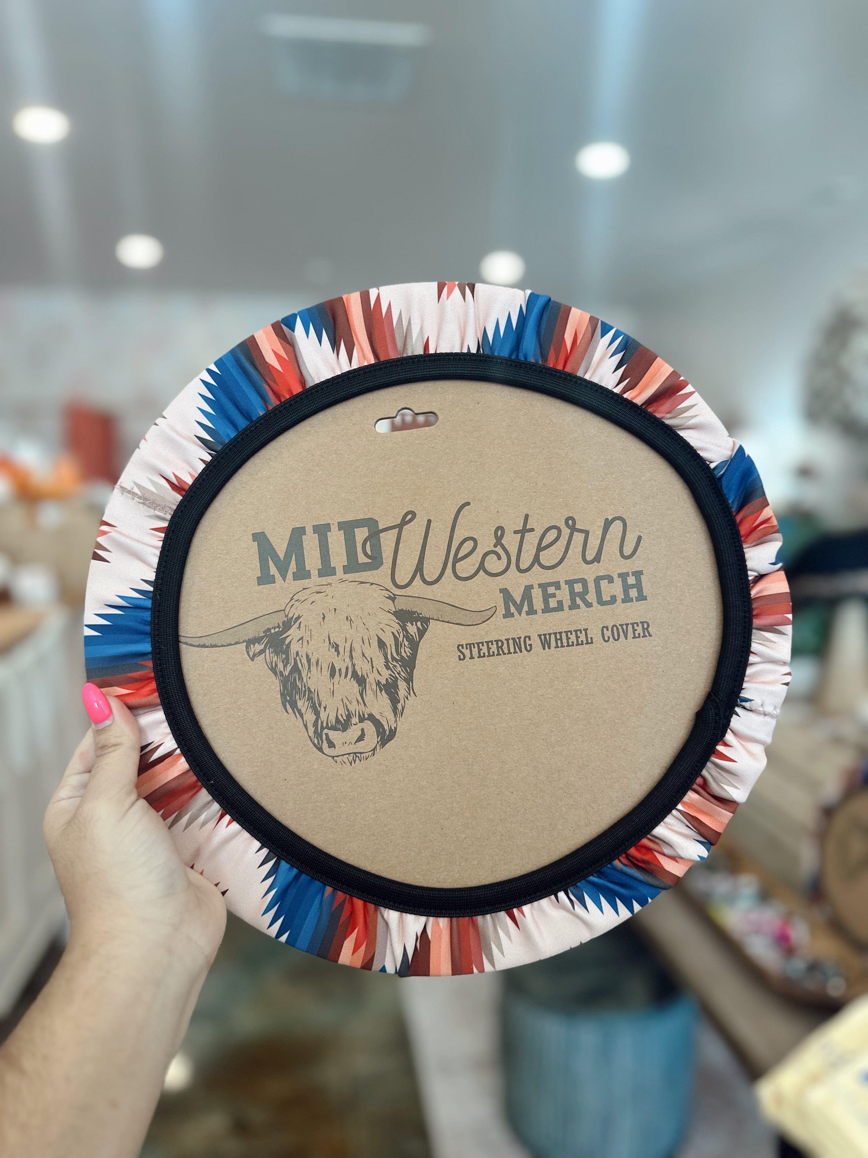 Western Steering Wheel Cover