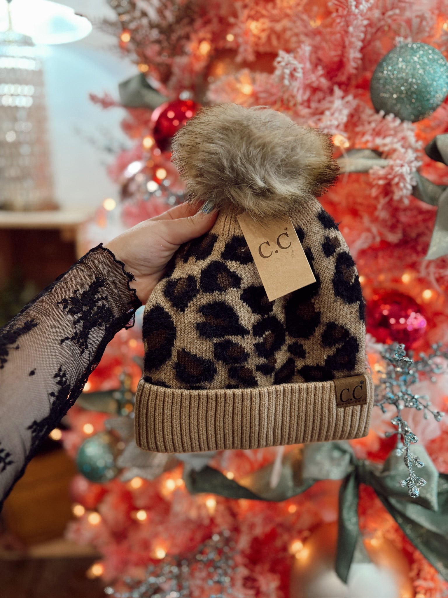 Beanie with Fur Ball