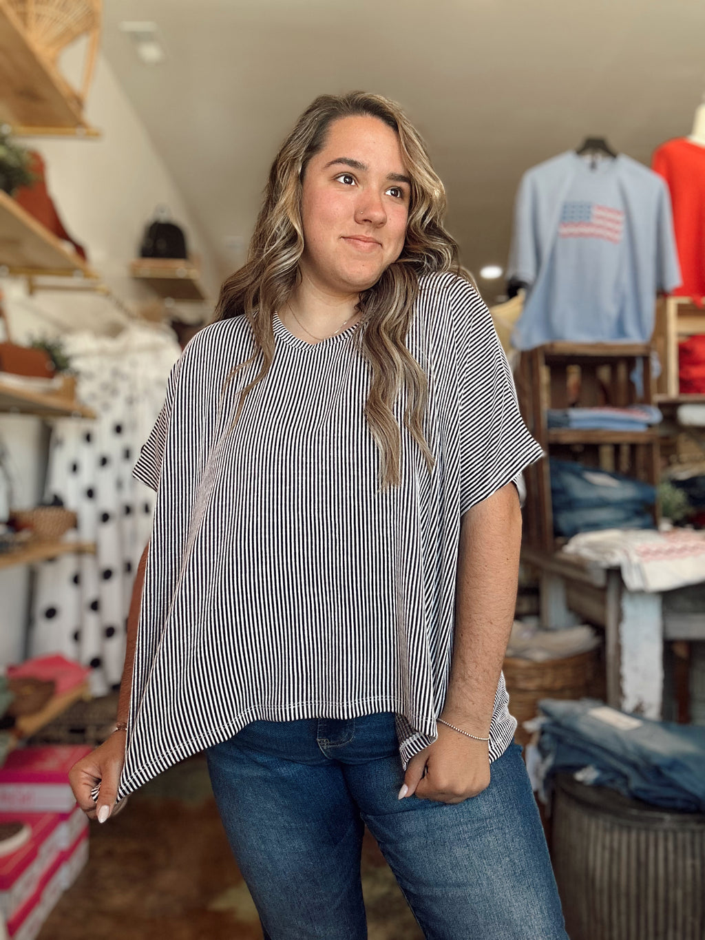 Everyday Ribbed Top (Black)