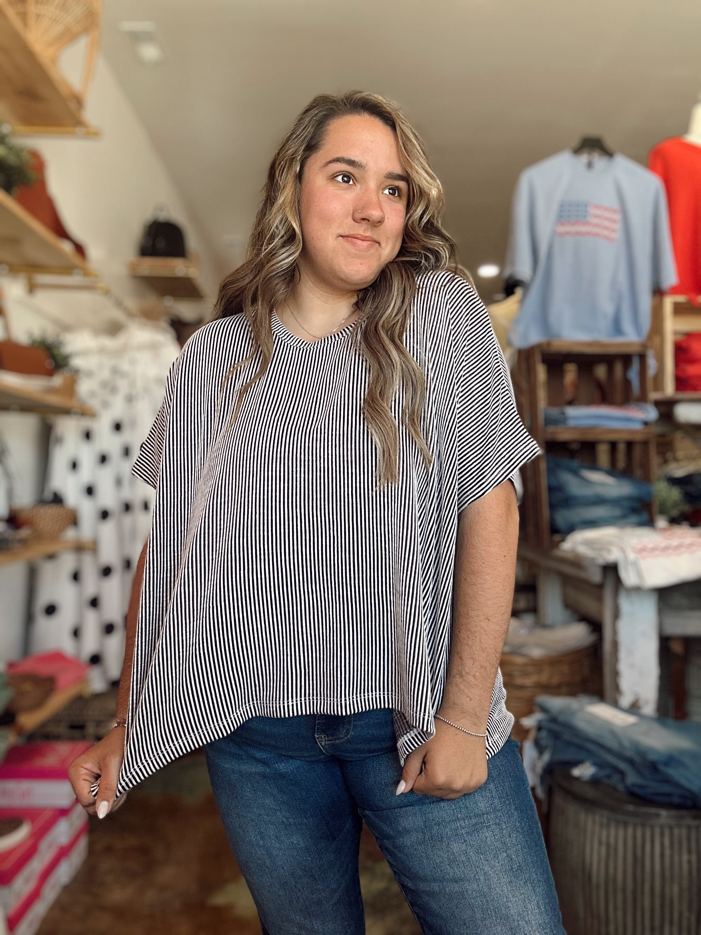 Everyday Ribbed Top (Black)