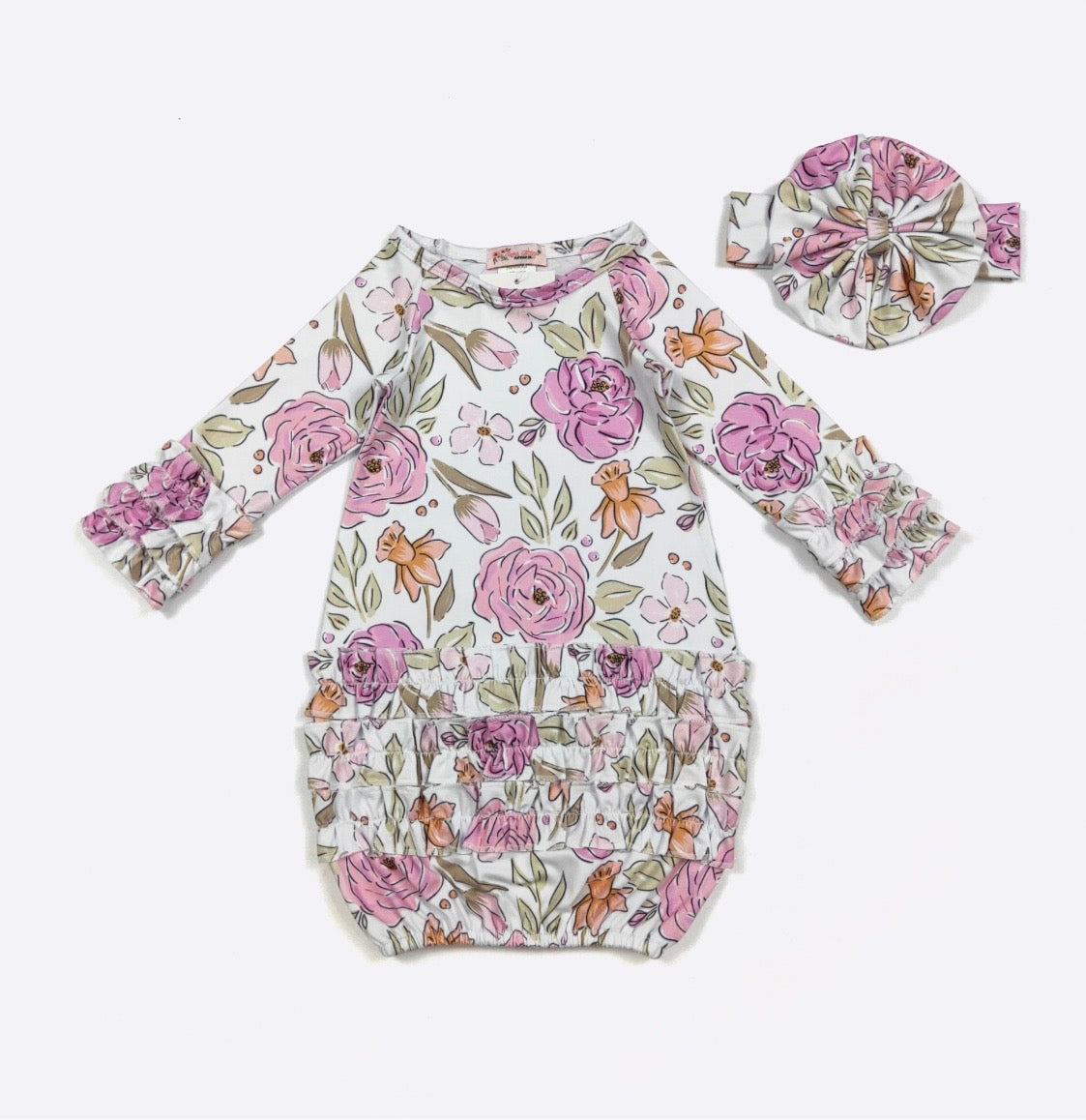 Daffodil Rose Baby Gown