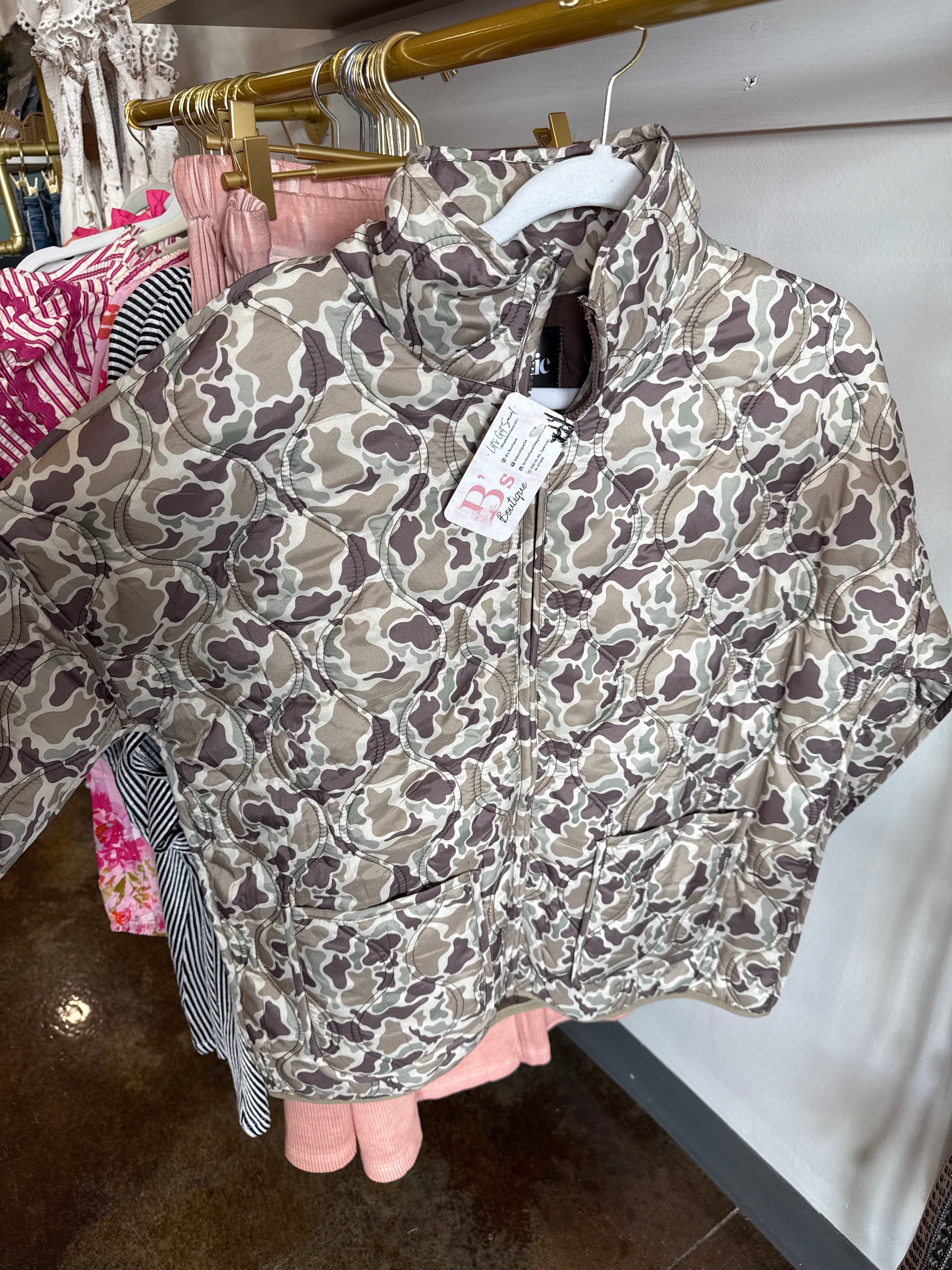 Cozy Cloud Jacket Duck Camo