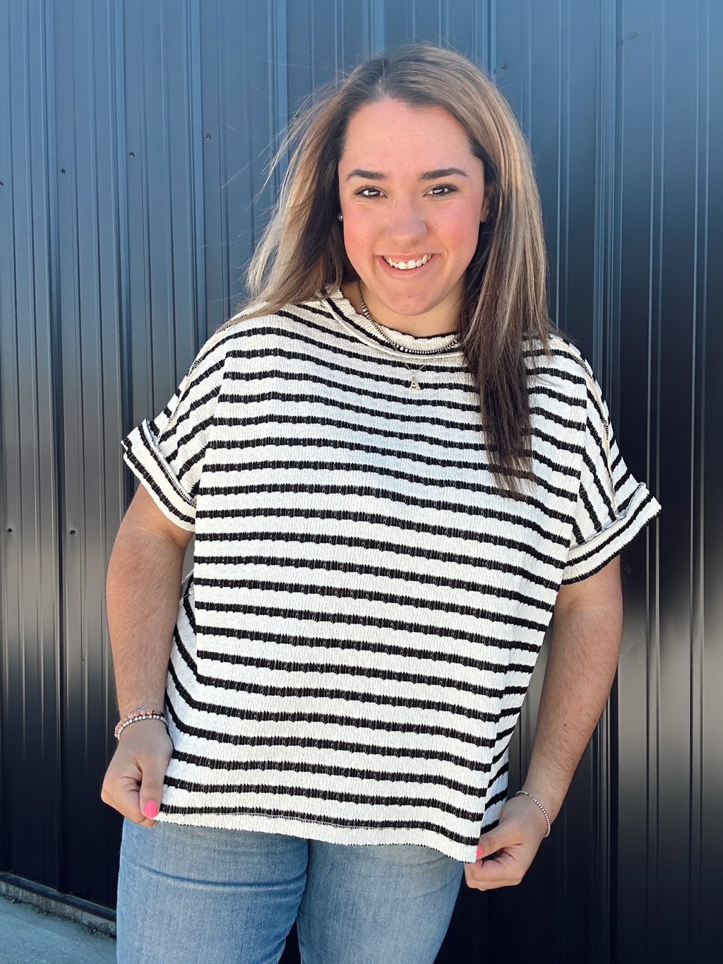 Stripped Tee (Black)