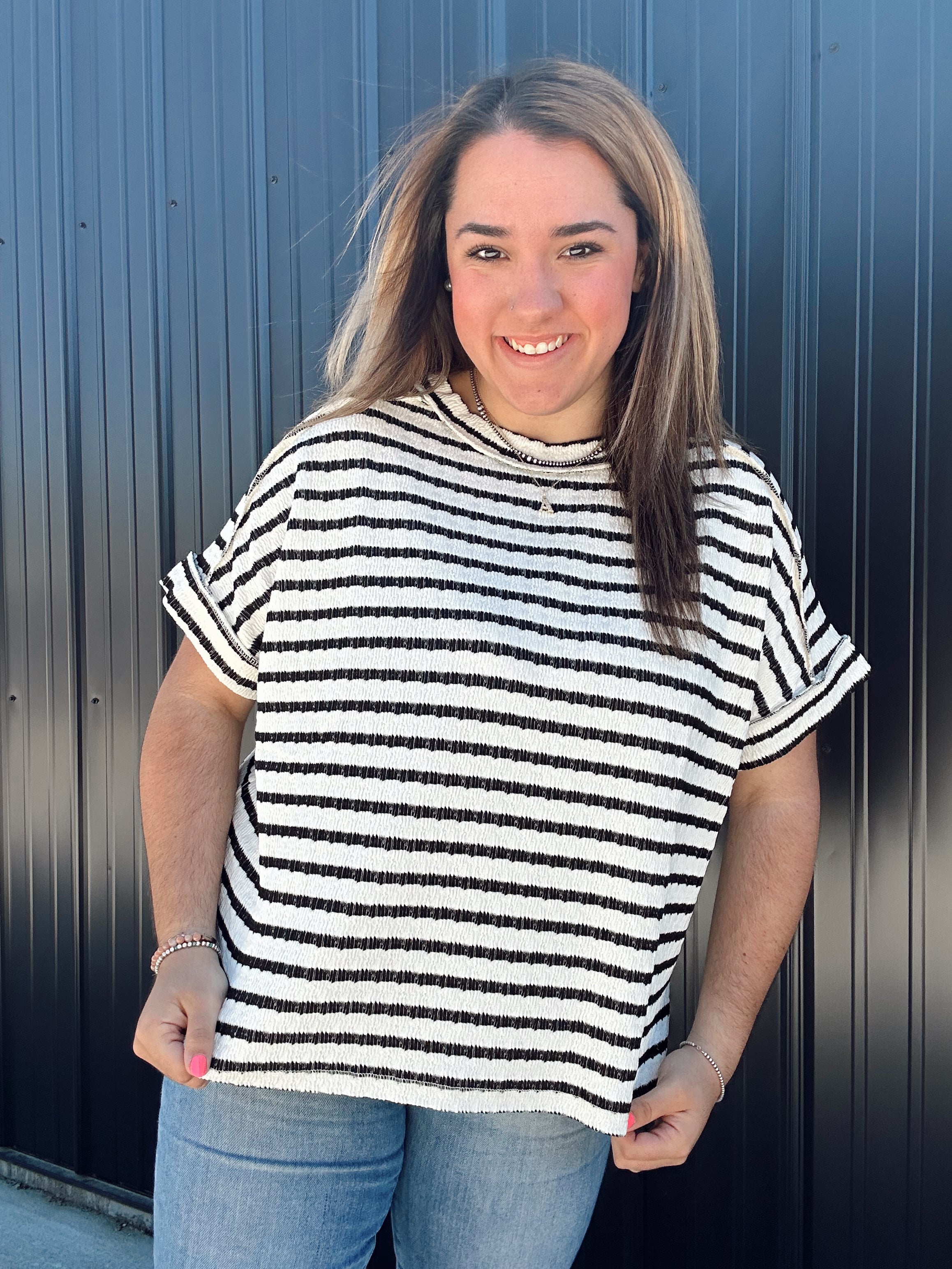 Stripped Tee (Black)