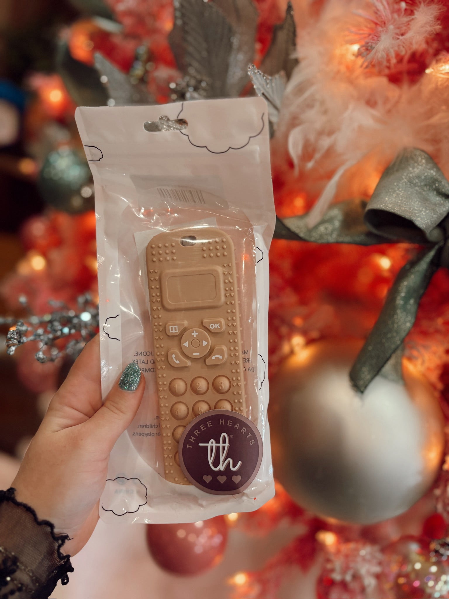 Telephone Silicone Pop-it Teether