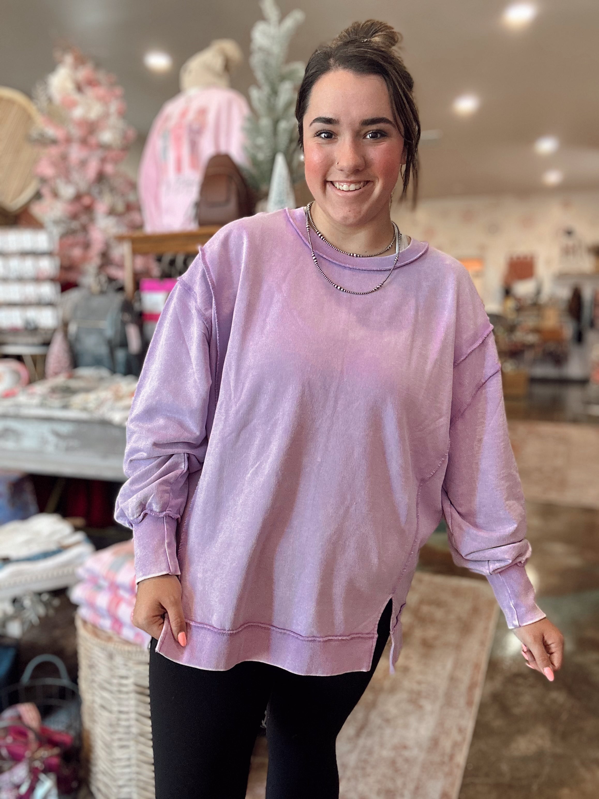 Anna Crewneck (Lavender)
