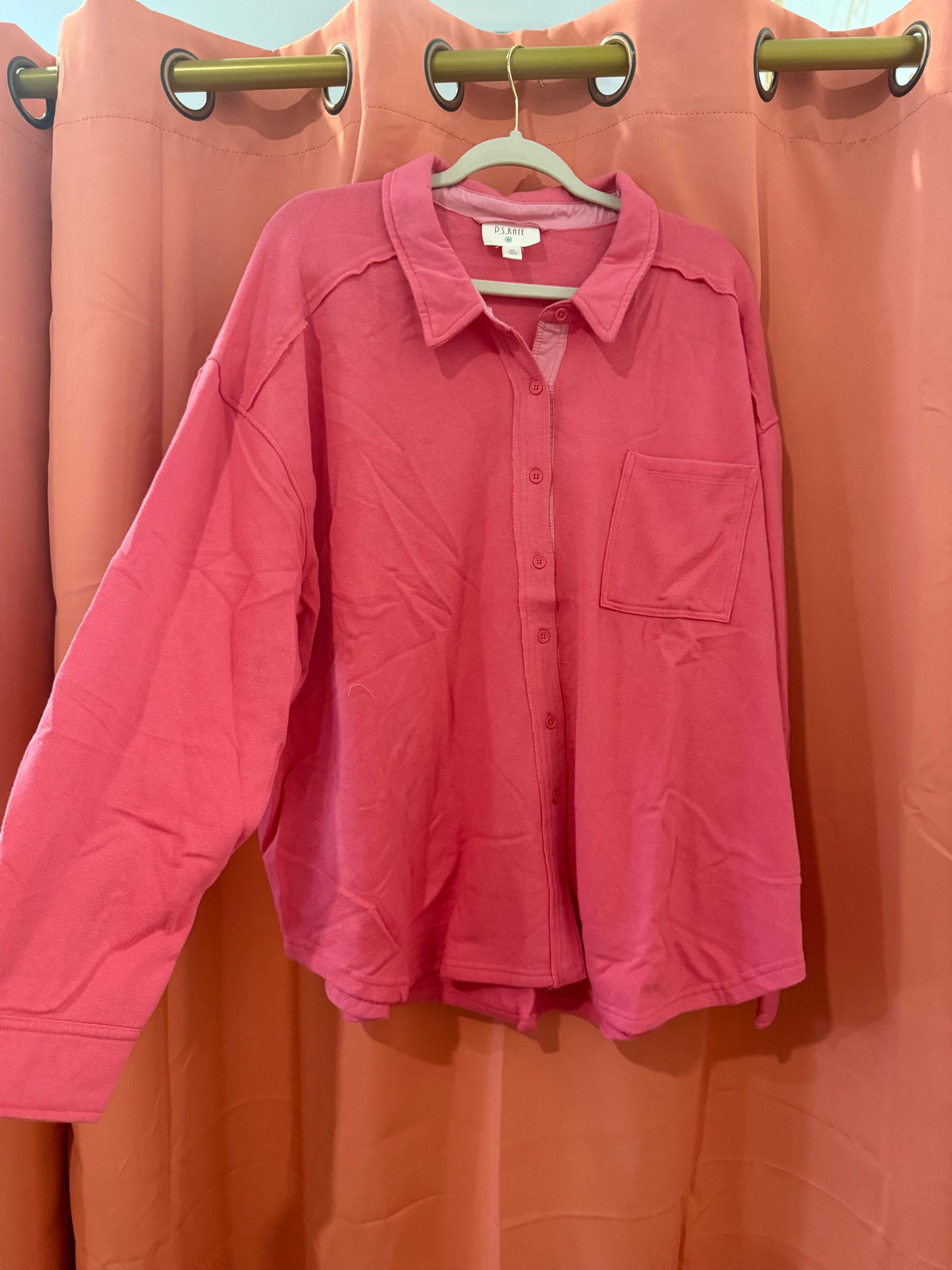 Barbie pink shacket