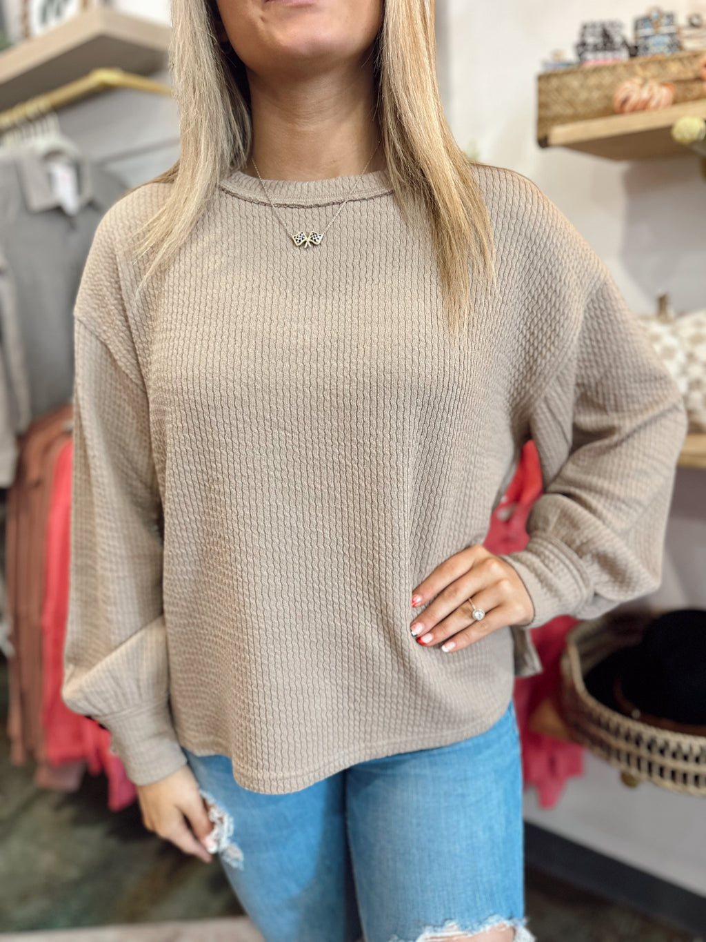 Bailey Top (Khaki)