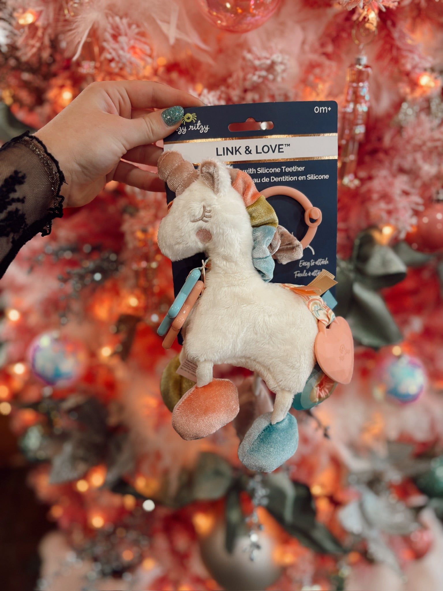 Unicorn Activity Plush + Teether Toy